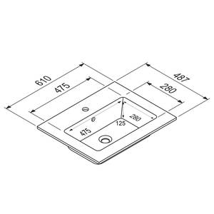 Badezimmerset MYBA VI (4-teilig) Inklusive Beleuchtung - Matt Weiß - Breite: 120 cm