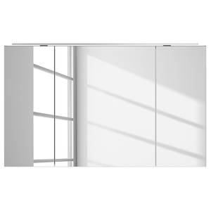 Spiegelschrank MYBA I Inklusive Beleuchtung - Matt Weiß - Breite: 120 cm