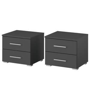 Tables de chevet Base II (lot de 2) Gris - 2