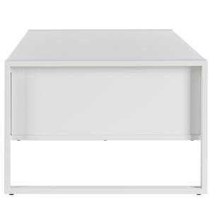 Table basse HERBY - 2 tiroirs Blanc