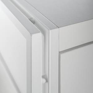 Table basse HERBY - 2 tiroirs Blanc