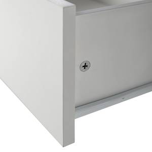 Table basse HERBY - 2 tiroirs Blanc