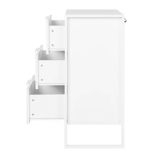 Commode HERBY - 3 tiroirs Blanc