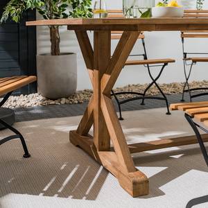 Table de jardin KOOP Marron - Bois massif - 200 x 75 x 100 cm