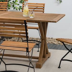 Table de jardin KOOP Marron - Bois massif - 200 x 75 x 100 cm