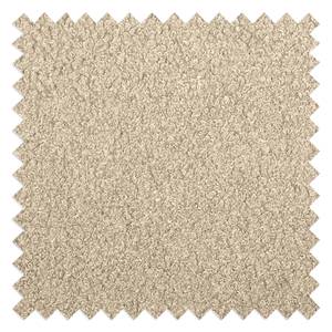 Oorfauteuil Colmar Bouclé Stof Nola: Beige - Met hocker