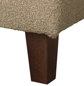 Oorfauteuil Colmar Bouclé Stof Nola: Cappuccino - Met hocker