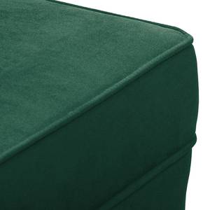 Oorfauteuil Colmar Velours Ravi: Antiek groen - Met hocker