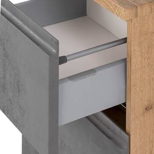 Lage kast Roccolo Concrete look - Breedte: 40 cm