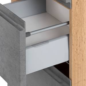 Armoire midi Roccolo I Imitation béton - Largeur : 65 cm