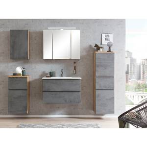 Armoire midi Roccolo I Imitation béton - Largeur : 40 cm