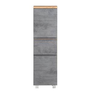 Armoire midi Roccolo I Imitation béton - Largeur : 40 cm