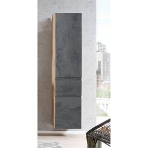 Hoge kast Roccolo I Concrete look - Breedte: 40 cm