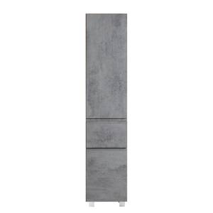 Hoge kast Roccolo I Concrete look - Breedte: 40 cm