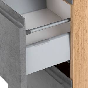 Hochschrank Roccolo I Beton Dekor - Breite: 40 cm