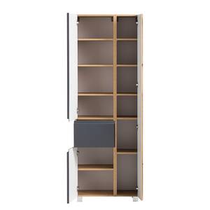 Hochschrank Roccolo I Matt Grau - Breite: 65 cm