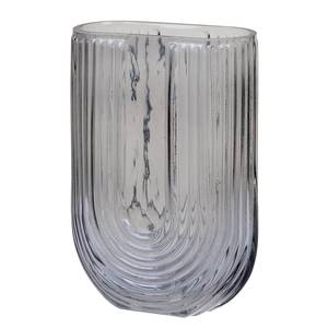 Vase Ruber Glas - Grau
