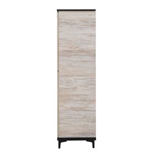 Highboard Davii Fichte Hell Dekor / Schwarz