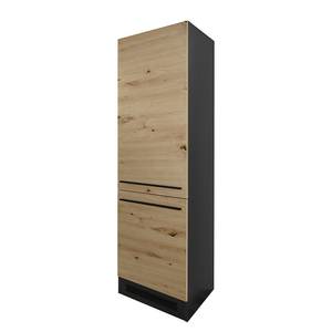 Keukenblok Pattburg III Eikenhoutlook Artisan - Breedte: 280 cm - Zonder elektrische apparatuur