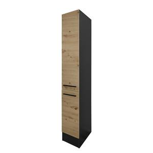 Cucina Pattburg III Effetto quercia Artisan - Larghezza: 310 cm - Senza utensili di cucina