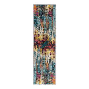 Tapis de couloir Abstraction Polypropylène - Multicolore - 66 x 230 cm