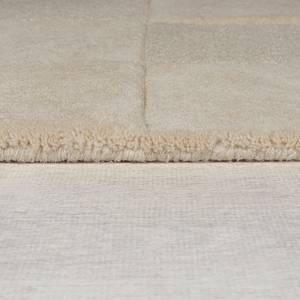 Tapis en laine Checkerboard Laine - Beige - 120 x 170 cm - 120 x 170 cm