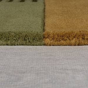 Tapis en laine Lozenge I Laine - Multicolore / Vert - 150 x 240 cm - 150 x 240 cm