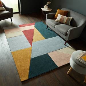 Tapis en laine Alwyn Laine - Multicolore - 120 x 170 cm - 120 x 180 cm