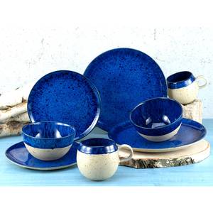 Serviesset Deep Blue Sea (8 delig) aardewerk - blauw - 8-delig