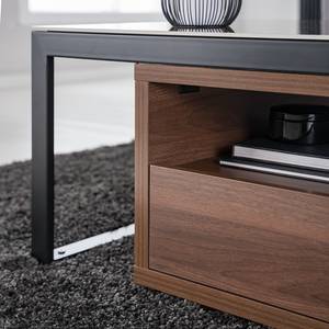 Couchtisch Robinwood Keramik - Marmor Schwarz Dekor / Walnuss Dekor