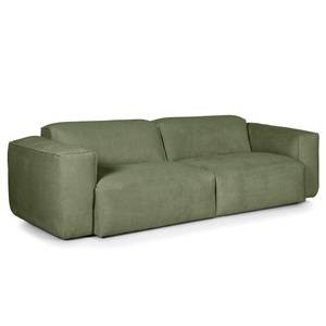 3-Sitzer Sofa HUDSON Cordstoff Snor: Grün