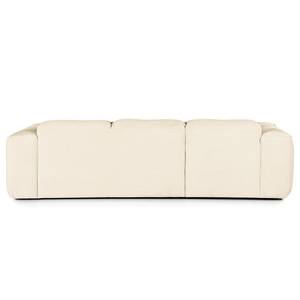 Ecksofa HUDSON 3-Sitzer mit Longchair Cordstoff Snor: Beige - Breite: 251 cm - Longchair davorstehend links