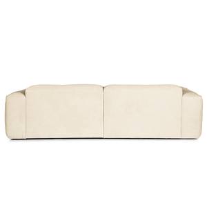 Ecksofa HUDSON 1,5-Sitzer mit Longchair Cordstoff Snor: Beige - Longchair davorstehend rechts