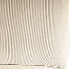 Wohnlandschaft HUDSON Cordstoff Snor: Beige - Longchair davorstehend rechts / Ottomane links