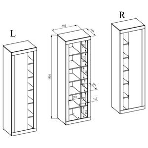 Armoire Sneem I Blanc brillant