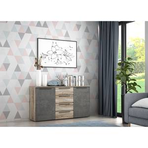 Sideboard Pudsey Beton Dekor / Kiefer Dekor