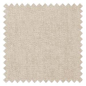 Relaxfauteuil LESO Geweven stof Saia: Beige - Zwart - Zonder hocker