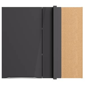 Armoire murale d’angle OPTIkomfort I Anthracite / Chêne sauvage