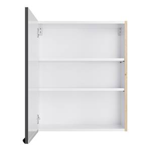 Hängeschrank OPTIkomfort III Anthrazit / Wildeiche - Breite: 60 cm