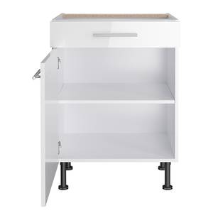 Armoire basse OPTIkomfort III Blanc brillant - Largeur : 60 cm