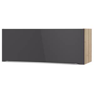 Hängeschrank OPTIkomfort II Anthrazit / Wildeiche - Breite: 90 cm