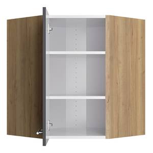 Armoire murale d’angle OPTIkomfort IV Anthracite / Chêne sauvage