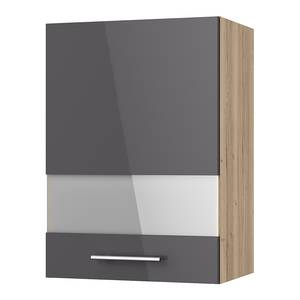 Armoire murale OPTIkomfort IV Anthracite / Chêne sauvage