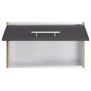 Wandkast OPTIkomfort V Antracietkleurig/Wildeikenhouten - Breedte: 60 cm