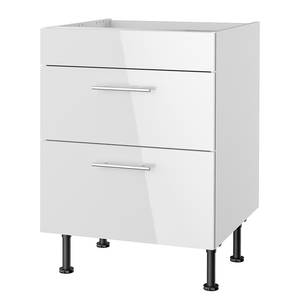 Meuble de cuisson OPTIkomfort II Blanc brillant - Largeur : 60 cm