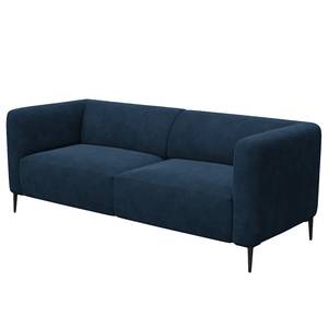 3-Sitzer Sofa DUNKELD Samt Shyla: Dunkelblau