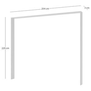 Cadre d’armoire Winnipeg I Pour armoire à portes battantes - Largeur : 254 cm