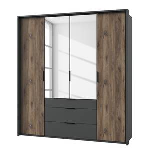 Armoire Winnipeg Largeur : 200 cm - Avec portes miroir