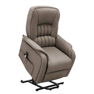 Relaxfauteuil Machico Taupe - microvezel