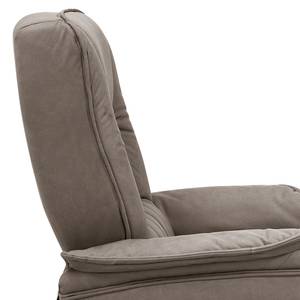 Tv-fauteuil Machico met sta-op-hulp Taupe - microvezel